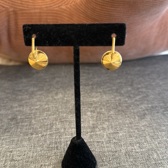 Blue Topaz Crystal Bella earrings - Picture 4 of 4